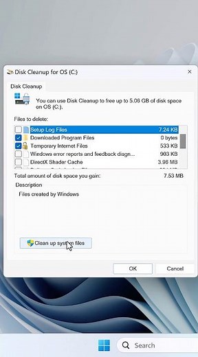 How to perform disk cleanup in Windows 11?