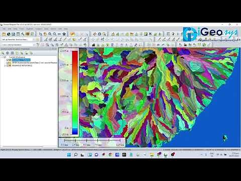 Watershed Delineation / Create Watershed in Global Mapper