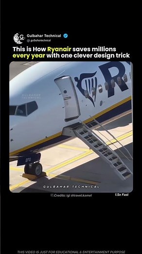 Smartest Cost-Saving Design in Aviation ✈️💰