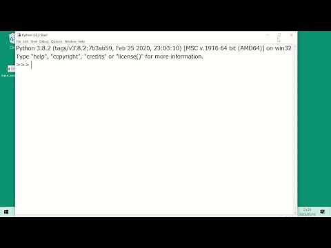04 Pythonプログラムの保存と実行（IDLE編）