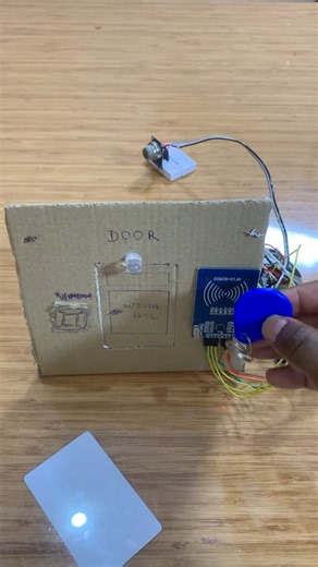 Door Lock control with Arduino RFID Reader Module & MQ-135 #MQ135sensor #rfidreader #servomotor #homeautomation #electrician #arduino #electronics #Engineering | Upload Ideas with Itamar
