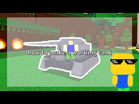WORKING TANK TUTORIAL | Roblox Build A Boat (tutorial)