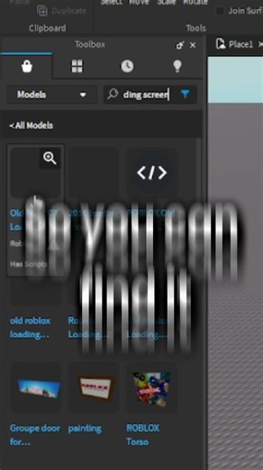 How to GET old Roblox LOADING screen