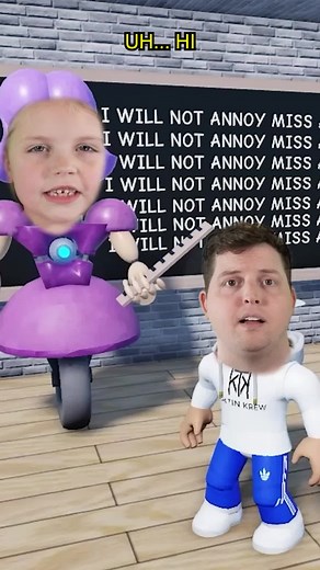 Escaping Miss Ani-Tron's Detention in Roblox | Gamer Family Adventure