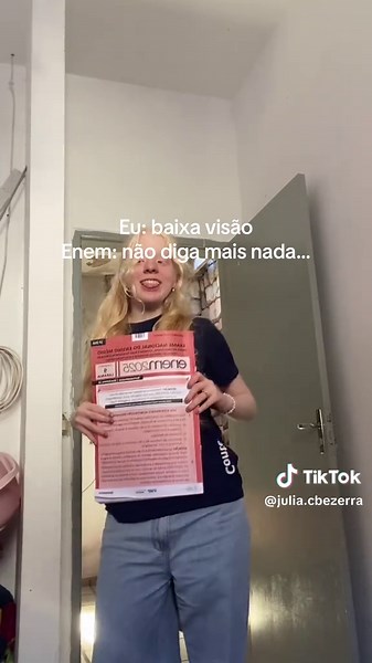 Caderno Roxo para PCD no ENEM