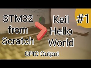 STM32 Programming Keil STM32 tutorial| STM32 KEIL hello world |STM32F103C8 GPIO Output from scratch