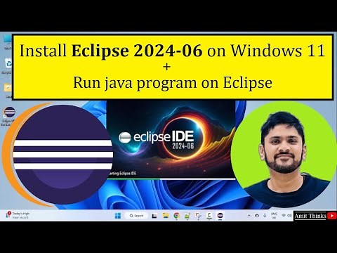 How to install Eclipse IDE 2024-06 on Windows 11