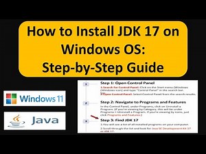 How to Install JDK 17 on Windows OS: Step-by-Step Guide | Java JDK 17 Installation on Windows 11