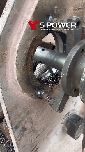 line boring machine on site -S POWER