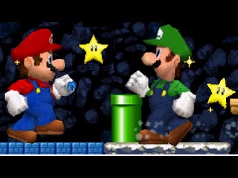 New Super Mario Bros DS - Mario Vs. Luigi Mode #5 (All Courses)