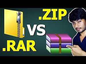 What is the difference between .RAR and .ZIP?