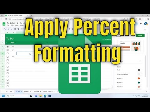 How To Apply Percent Formatting on Google Spreadsheets [Guide]