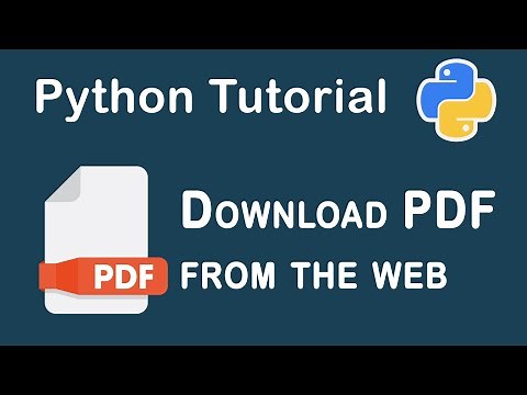 Create a Python program to download PDF files from the web