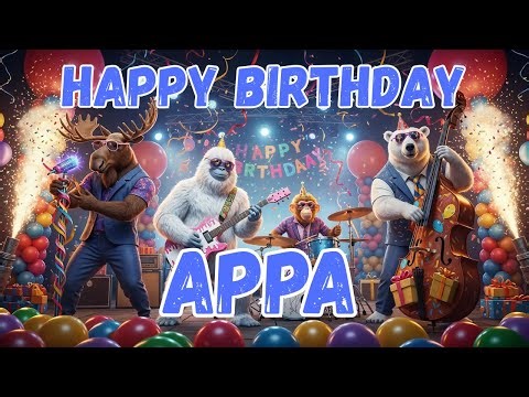 APPA Happy Birthday Song - Happy Birthday Appa
