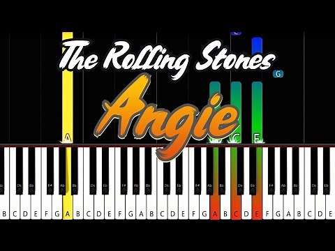 The Rolling Stones - Angie - Piano Tutorial