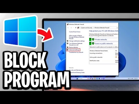 How To Block Program In Windows Firewall - Step By Step