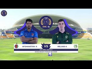 AfghanAbdalyan vs Ireland A | FULL MATCH HIGHLIGHTS | Explore Afghanistan Tri-Nation Series | ACB