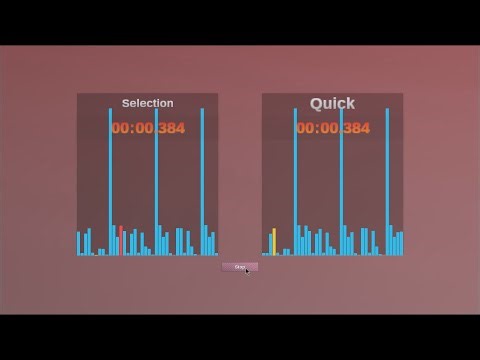 Sorting Algorithm Visualization: Selection Sort vs Quick Sort – Which One Wins?
