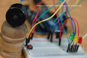 Arduino Door Bell with 3 LEDs