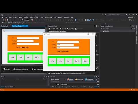 Create Binding Navigator Using Button in Visual Basic