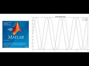 Plot Sine and Cosine curve using Matlab - Tutorial 06