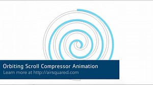Scroll Compressor Animation - Air Squared Scroll Technology