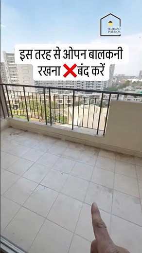 Stop keeping your balcony open like this and | PVC curtains sliding, covering balcony designs🤩