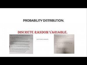 Discrete Random Variable (PD)