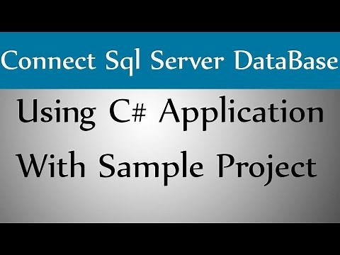 How to Connect Sql Server DataBase Using C#