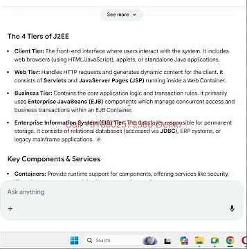 The 4 Tiers of J2EE MCS 220 IGNOU Web Tech #IPTExcelSchool