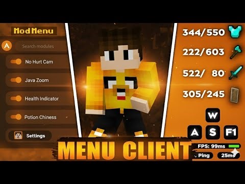 🤯 TOP 3 INSANE Menu Clients for MCPE / Minecraft Pe (YOU WON'T BELIEVE ) 🤫