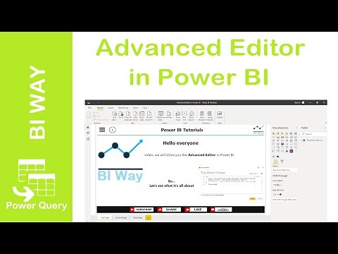 Advanced Editor in Power BI
