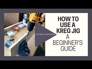 How To Use a Kreg Jig-A Beginner's Guide