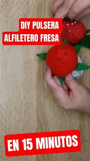 🍓 ¡Cose el Alfiletero Pulsera MÁS FÁCIL del Mundo! #asiulmanualidades #diy #tutorial #manualidades
