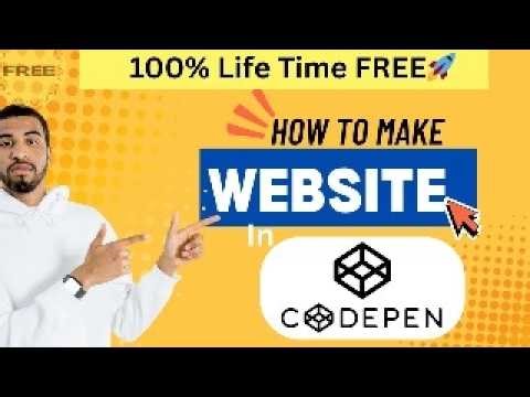 How to Make a Website in CodePen | HTML + CSS + JS Tutorial in Hindi | Beginner Friendly Full Guide