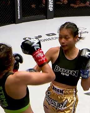 HEATED kickboxing brawl 👊💥 Stamp clashes with Kana at ONE 173 in Tokyo!