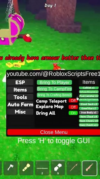 BEST 99 Nights In The Forest Script – Bring All Items, Kill Aura