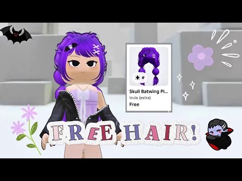 Hurry! Play this obby and get the FREE Skull Batwing Pigtails for 0 ROBUX on Roblox!😉