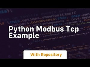 python modbus tcp example
