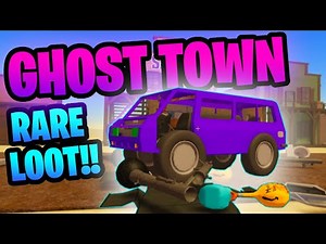 FINDING THE RAREST ITEMS In THE *GHOST TOWN* In A dusty trip - Roblox