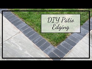 DIY PATIO EDGING | Garden Renovation!
