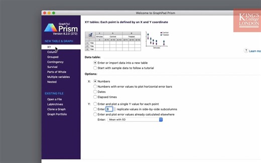 GraphPad使用教程-10 How to begin a new project in GraphPad Prism