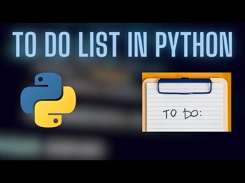 Python To-Do List Application | Build and Manage Your Tasks.