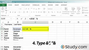How to Merge Cells in Excel
