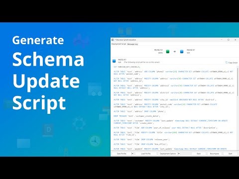 How to generate a schema update script without running it?