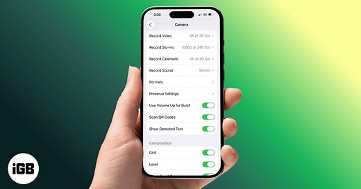 Best iPhone Camera Settings for Stunning Photo Quality (iOS 26) – iGeeksBlog