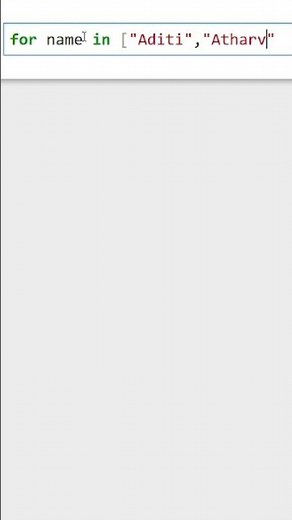 how to use for loop in python #Python #ForLoop #PythonForLoop #atharvguruji