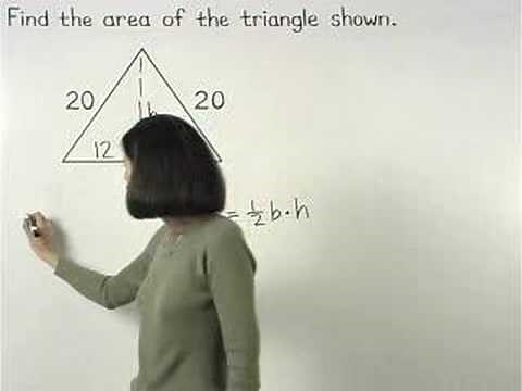 How to Calculate the Area of a Triangle