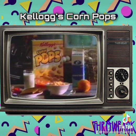 ...Kellogg’s Corn Pops commercial 1991 #JustAddBriskZero #foryou #throwbacks