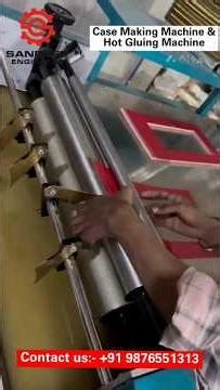Case Making machine & Hot Gluing Machine #machine #laminationmachine #lifeisbutadream #new